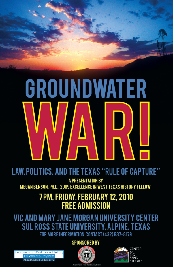 Groundwater War poster