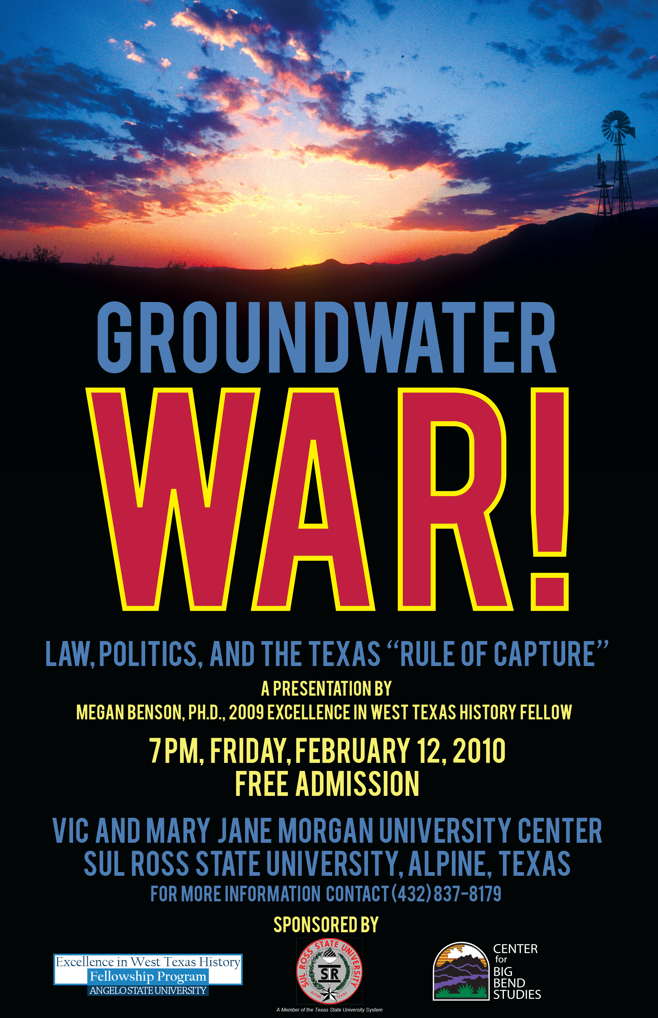 Groundwater War poster