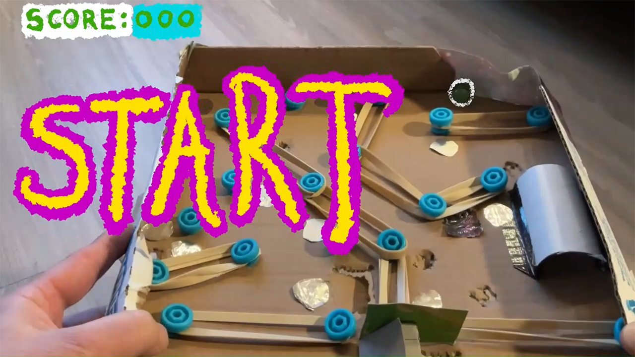Thumbnail from a marble maze video